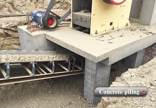 Concrete piling