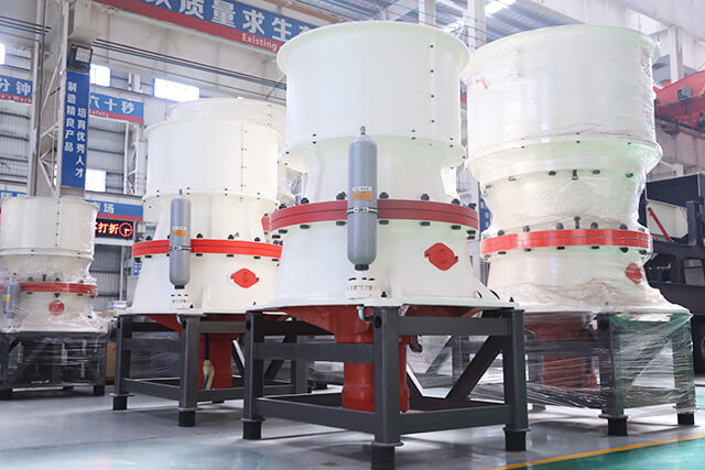 The overall appearance of single-cylinder hydraulic cone crusher