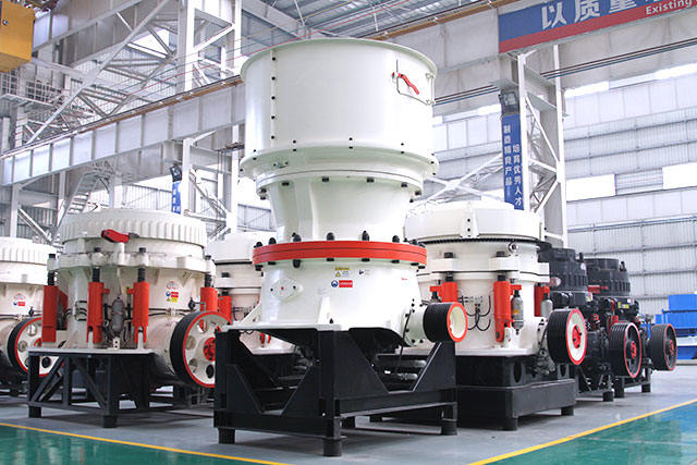 Single cylinder hydraulic cone crusher