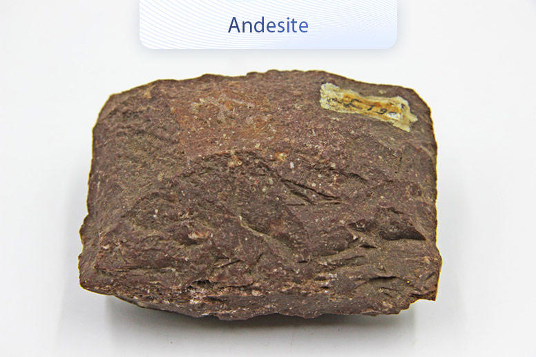 Characteristics of andesite rocks 
