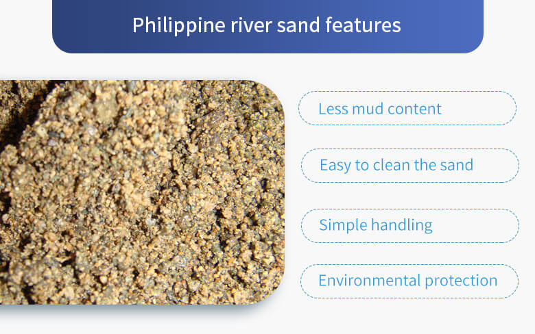 Philippine river sand features