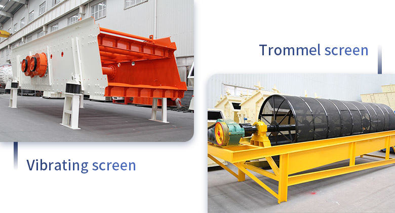 Double-deck Vibrating screen and trommel screen