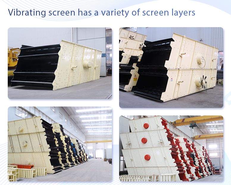 Vibrating screens with many layers to choose